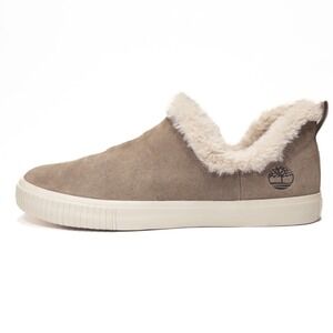 Timberland Women 10 Suede Shearling Lined Slip On Shoes Winter